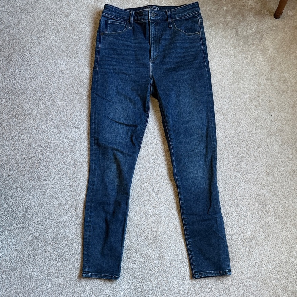 Abercrombie & Fitch Dark Blue Skinny Jeans
